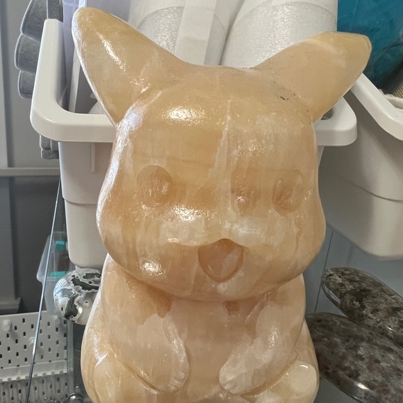 Large Orange Calcite Pikachu!! - Picture 6 of 8